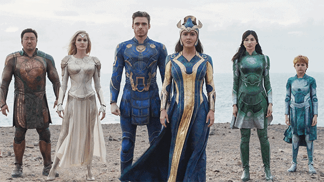 Foto promocional dos Eternos, que faz parte do MCU