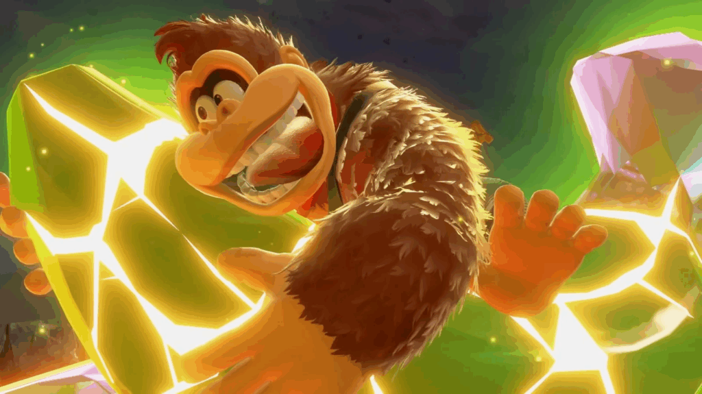 Imagem promocional de Donkey Kong: Bananza