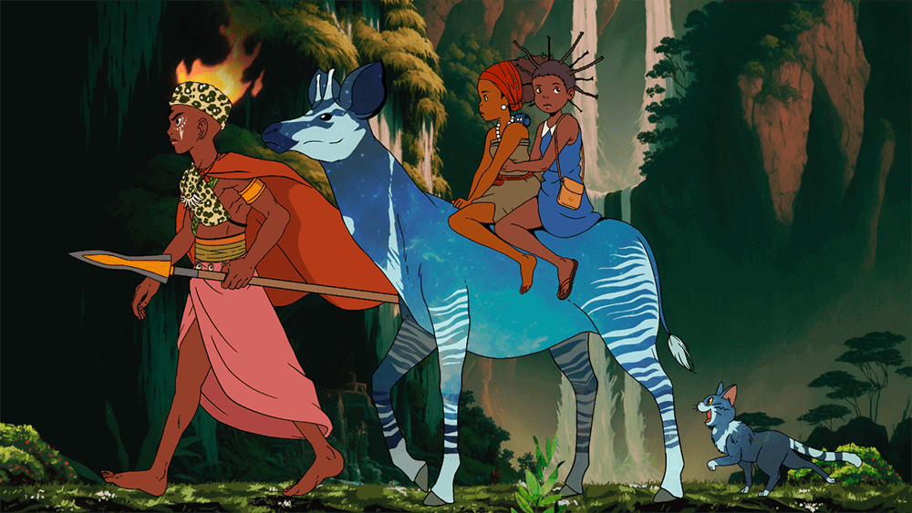 Imagem promocional do novo anime Mfinda, produzida por Viola Davis