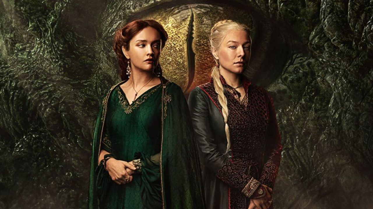 Protagonistas da série House of the Dragon, interpretadas por Olivia Cooke e Emma D'Arcy
