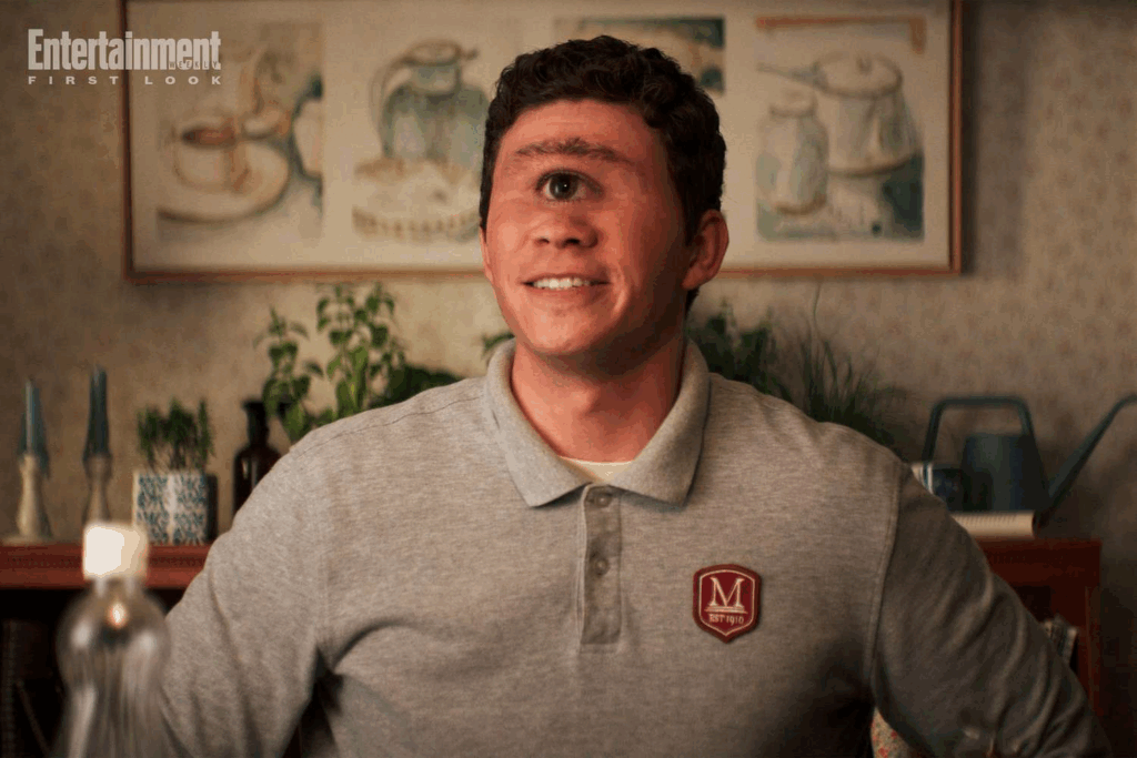 Daniel Diemer como Tyson na série Percy Jackson e os Olimpianos