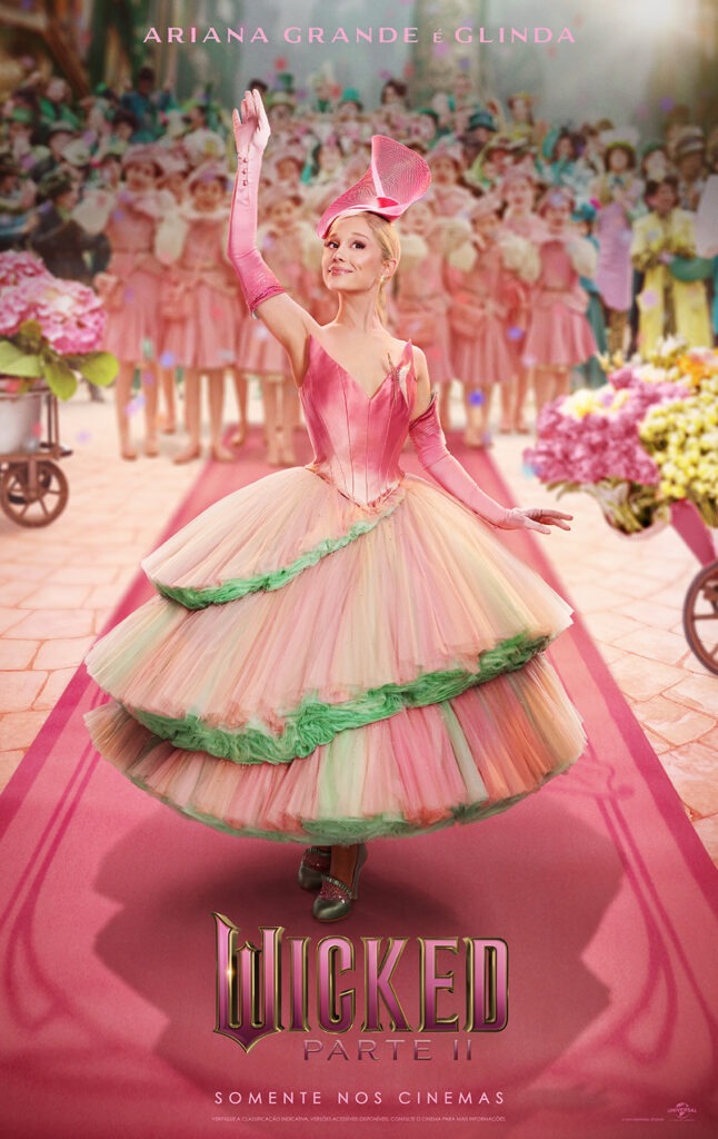 Ariana Grande como Glinda na segunda parte de Wicked